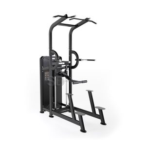 FORCE USA – Solitude Series T1 – Assisted Chin-Up / Dip Machine – F-S-ACUD